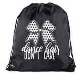 Dance Hair, Don't Care Polyester Drawstring Bag