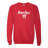 Detroit Stylin Bella + Canvas Unisex Cotton/Polyester Fleece Raglan Crewneck Sweatshirt Printed - Mato & Hash