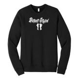 Detroit Stylin Bella + Canvas Unisex Cotton/Polyester Fleece Raglan Crewneck Sweatshirt Printed - Mato & Hash