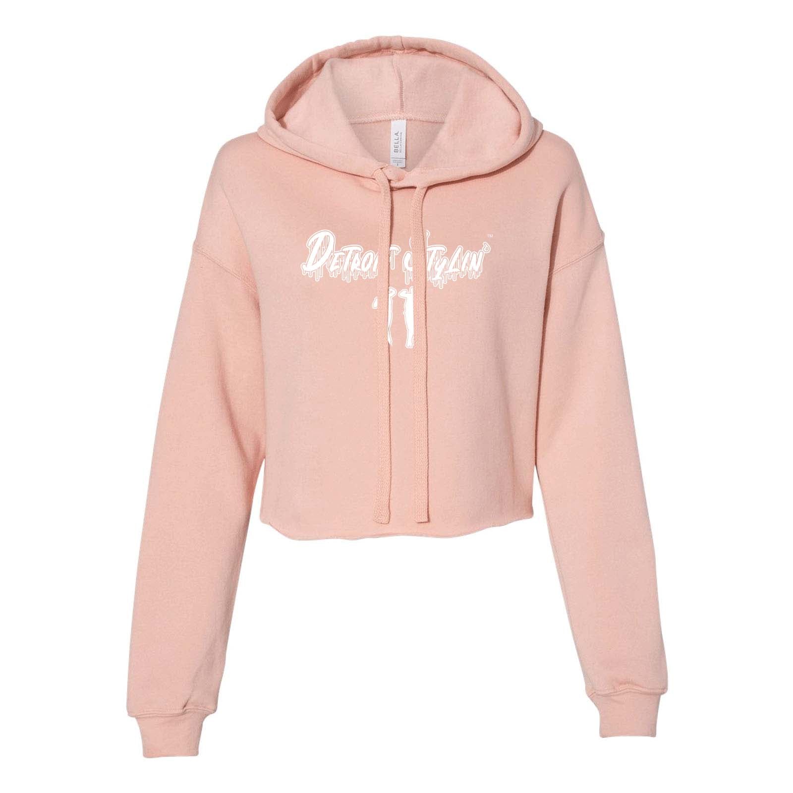 Detroit Stylin Bella + Canvas Women's Sponge Fleece Cropped Fleece Hoodie Printed - Mato & Hash