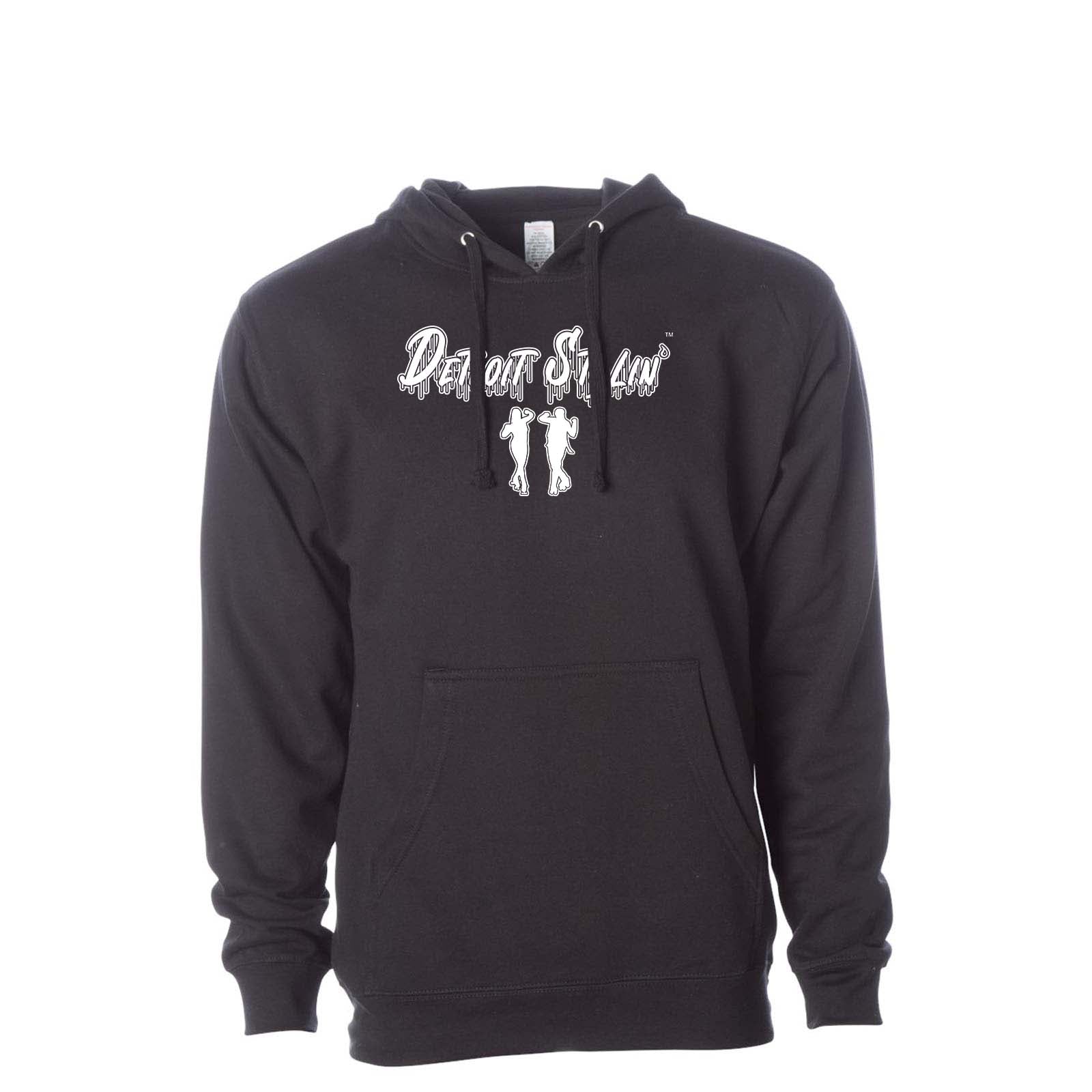 Detroit Stylin Independent Trading Co. Midweight Hooded Sweatshirt Printed - Mato & Hash