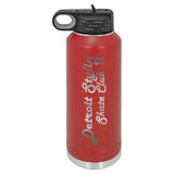 Detroit Stylin Laser Engraved 32oz Water Bottle with Flip Lid - Mato & Hash