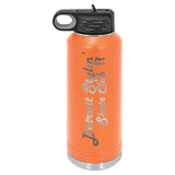 Detroit Stylin Laser Engraved 32oz Water Bottle with Flip Lid - Mato & Hash