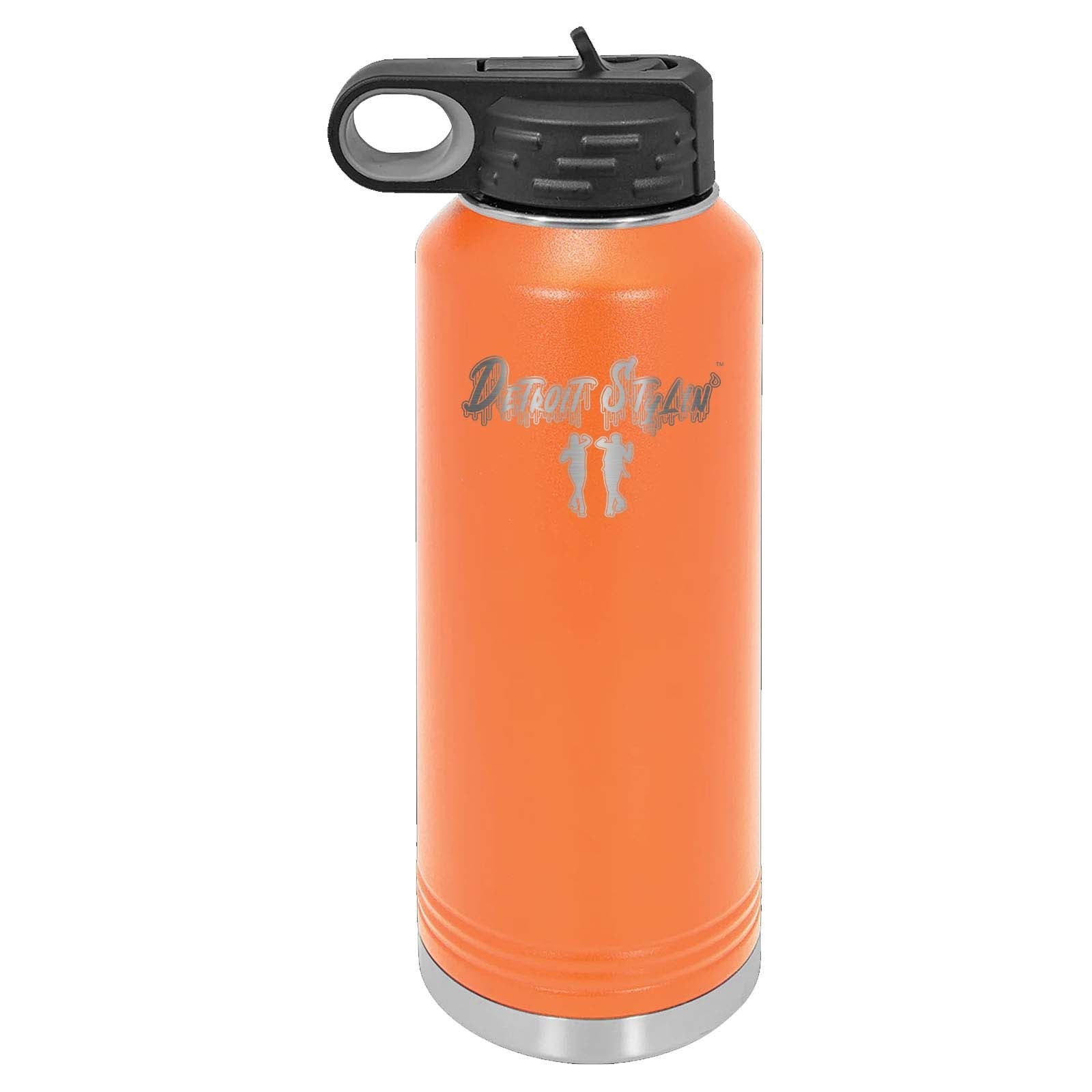 Detroit Stylin Laser Engraved 32oz Water Bottle with Flip Lid - Mato & Hash