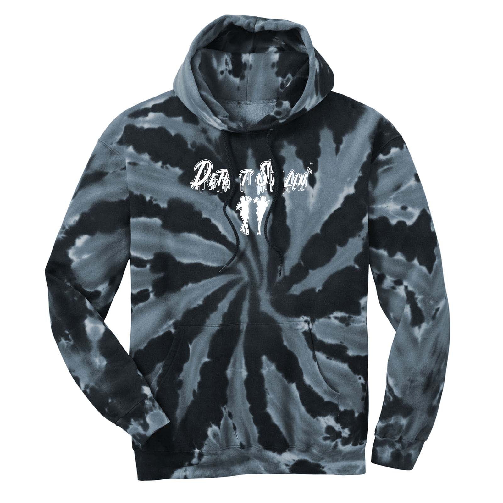 Detroit Stylin Port & Company® Tie-Dye Pullover Hooded Sweatshirt Printed - Mato & Hash