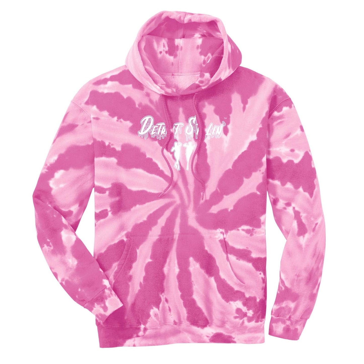Detroit Stylin Port & Company® Tie-Dye Pullover Hooded Sweatshirt Printed - Mato & Hash