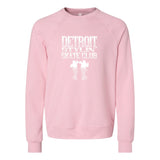 Detroit Stylin Skate Club Bella + Canvas Unisex Cotton/Polyester Fleece Raglan Crewneck Sweatshirt Printed - Mato & Hash