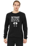 Detroit Stylin' Skate Club - Bella + Canvas Unisex Cotton/Polyester Fleece Raglan Crewneck Sweatshirt Printed