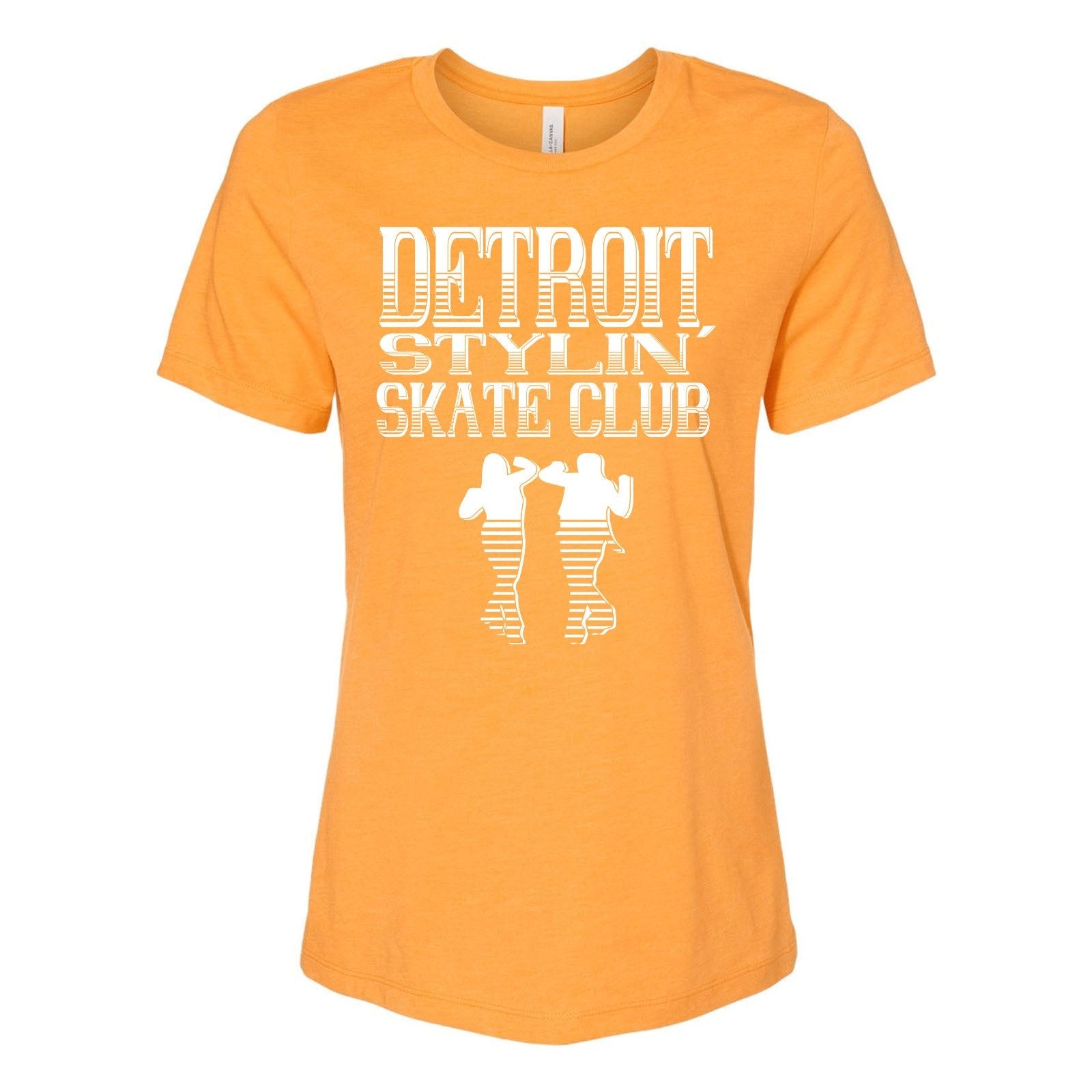 Detroit Stylin Skate Club Bella + Canvas Women's Cotton/Polyester Blend T-Shirt Printed - Mato & Hash