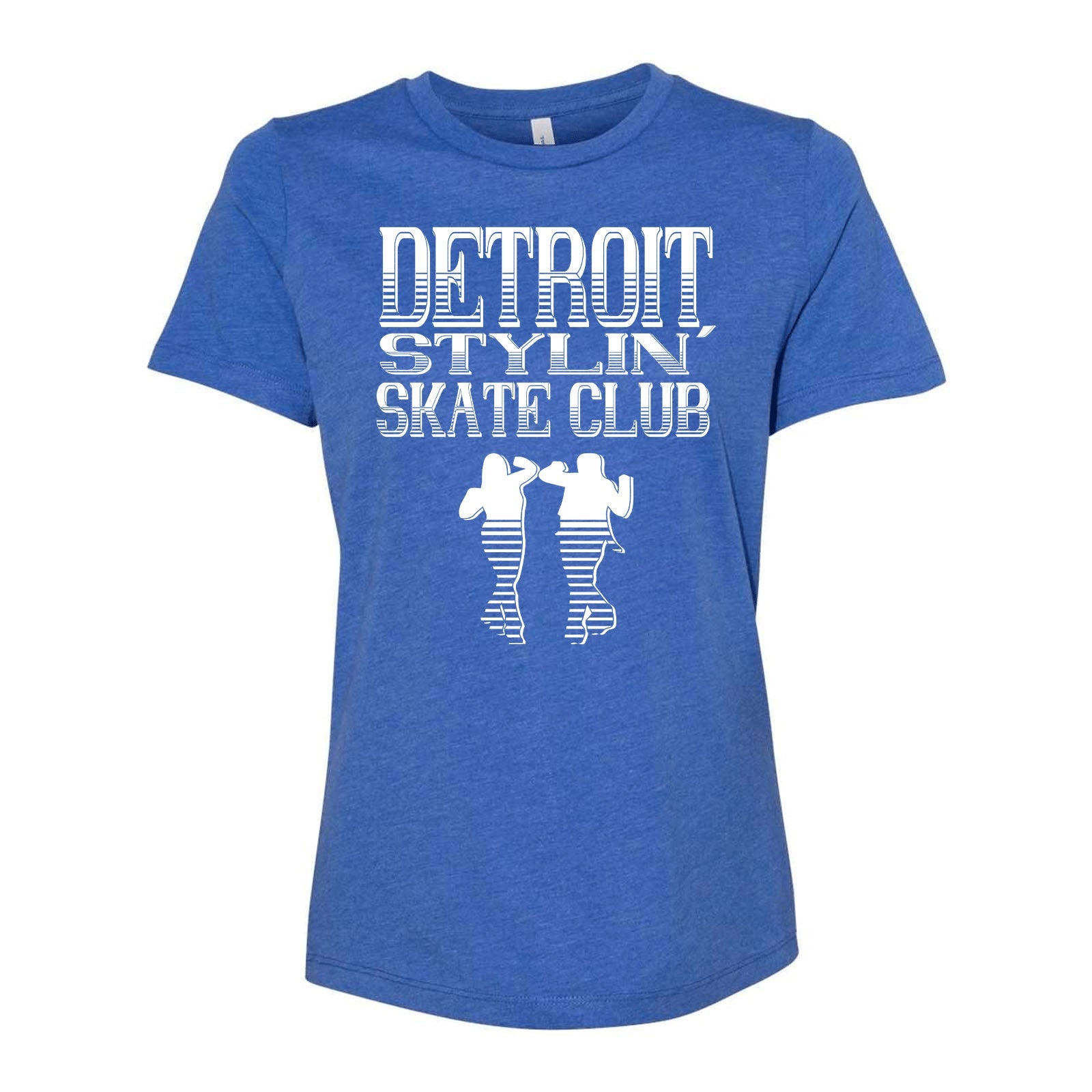 Detroit Stylin Skate Club Bella + Canvas Women's Cotton/Polyester Blend T-Shirt Printed - Mato & Hash