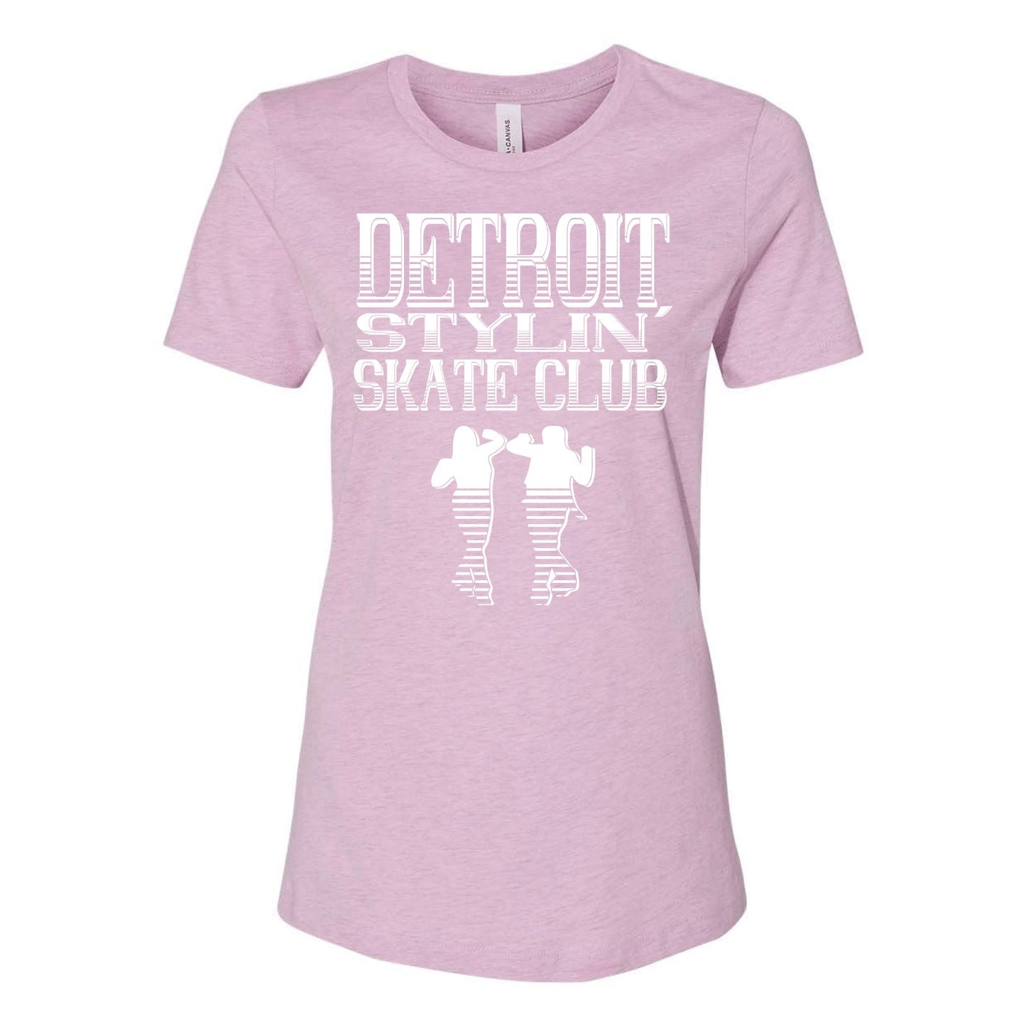 Detroit Stylin Skate Club Bella + Canvas Women's Cotton/Polyester Blend T-Shirt Printed - Mato & Hash