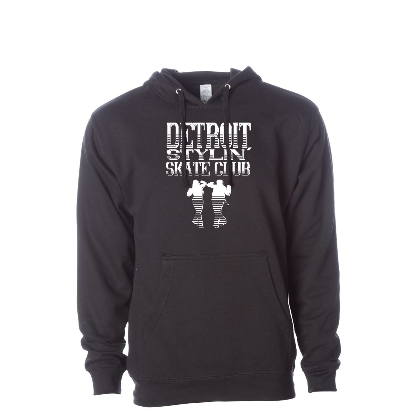 Detroit Stylin' Skate Club Independent Trading Co. Midweight Hooded Sweatshirt Printed - Mato & Hash
