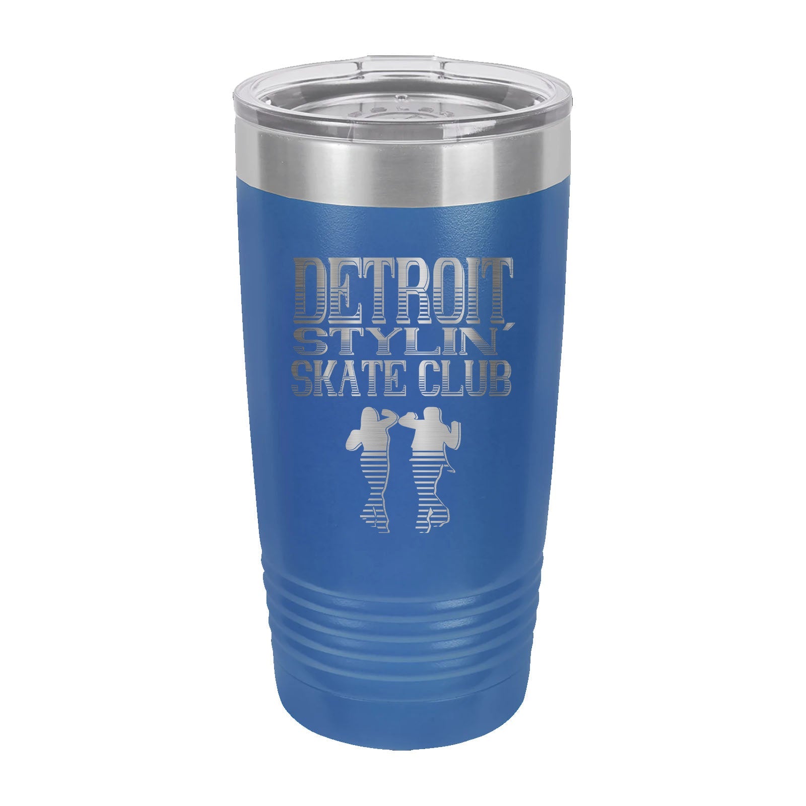 Detroit Stylin' Skate Club - Laser Engraved 20oz Pint with Sliding Lid - Mato & Hash