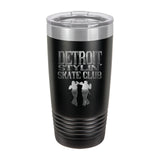 Detroit Stylin' Skate Club - Laser Engraved 20oz Pint with Sliding Lid