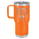 Detroit Stylin' Skate Club - Laser Engraved 20oz Travel Tumbler with Handle - Mato & Hash