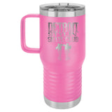 Detroit Stylin' Skate Club - Laser Engraved 20oz Travel Tumbler with Handle - Mato & Hash