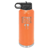 Detroit Stylin' Skate Club - Laser Engraved 32oz Water Bottle with Flip Lid - Mato & Hash