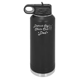 Detroit Stylin' Skate Club - Mom and Dad - Laser Engraved 32oz Water Bottle with Flip Lid - Mato & Hash