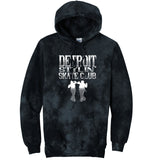 Detroit Stylin' Skate Club Port & Company® Crystal Tie-Dye Pullover Hoodie Printed - Mato & Hash