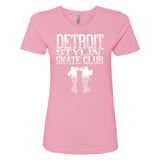 Detroit Stylin Skate Club Women's 100% Cotton Boyfriend T-Shirts Printed - Mato & Hash