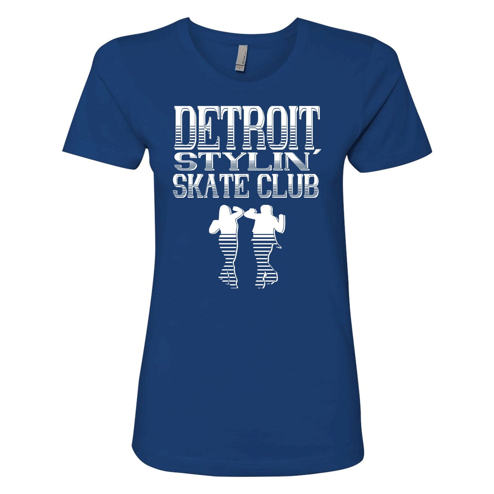 Detroit Stylin Skate Club Women's 100% Cotton Boyfriend T-Shirts Printed - Mato & Hash