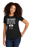 Detroit Stylin Skate Club Women's 100% Cotton Boyfriend T-Shirts Printed - Mato & Hash