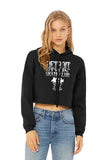 Detroit Stylin' Skate Club - Bella + Canvas Women's Sponge Fleece Cropped Fleece Hoodie Printed