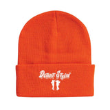 Detroit Stylin Sportsman Solid 12" Cuffed Beanie Embroidery - Mato & Hash