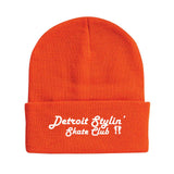 Detroit Stylin Sportsman Solid 12" Cuffed Beanie Embroidery - Mato & Hash