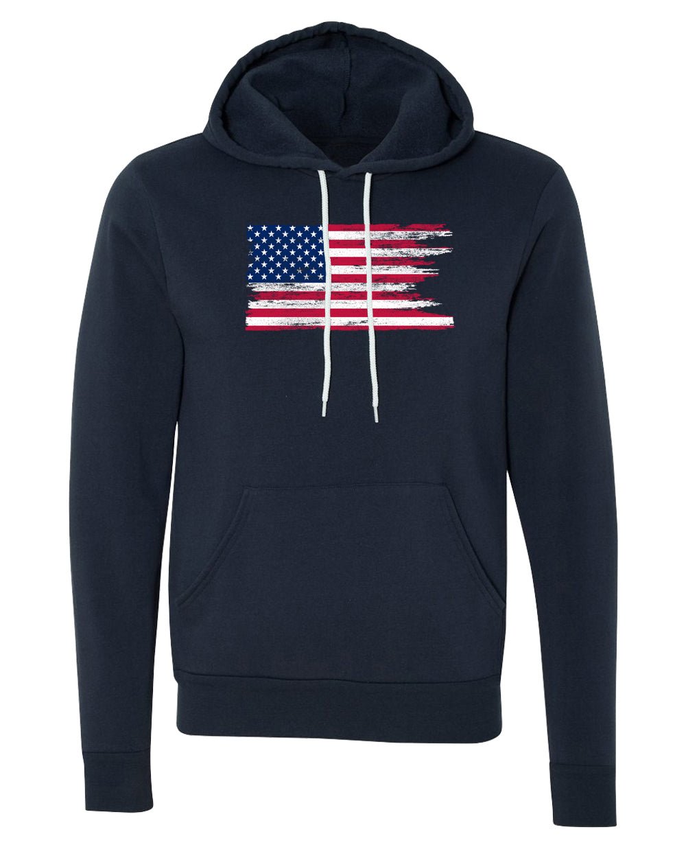 Distressed American Flag Unisex 4th of July Hoodies - Mato & Hash