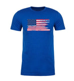 Distressed American Flag Unisex 4th of July T Shirts