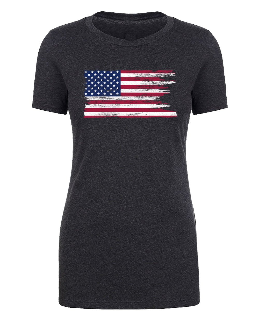Distressed American Flag Womens 4th of July T Shirts - Mato & Hash