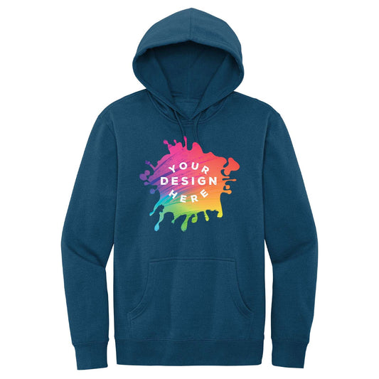 District Men's Cotton/Polyester Fleece Hooded Sweatshirt - Mato & Hash