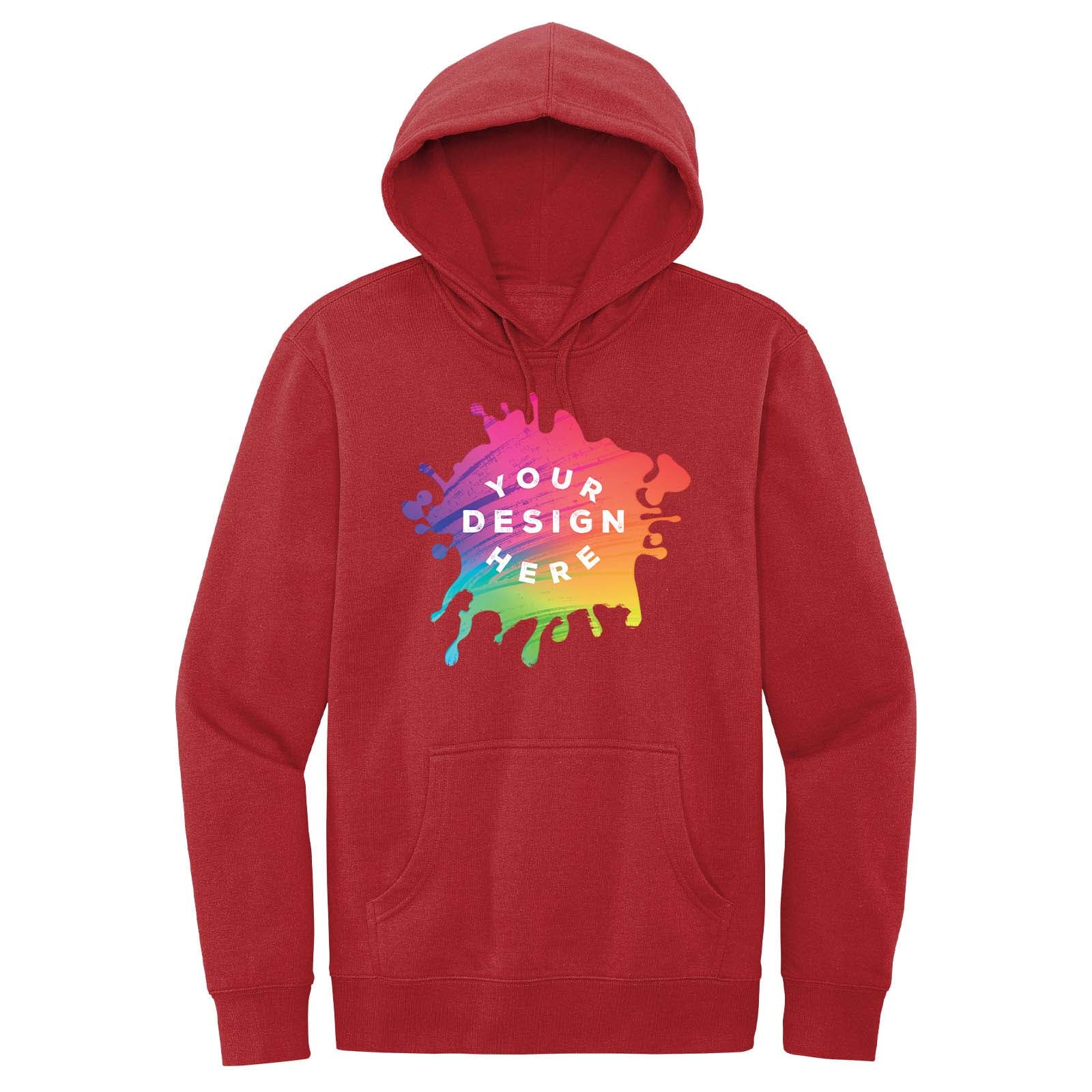 District Men's Cotton/Polyester Fleece Hooded Sweatshirt - Mato & Hash