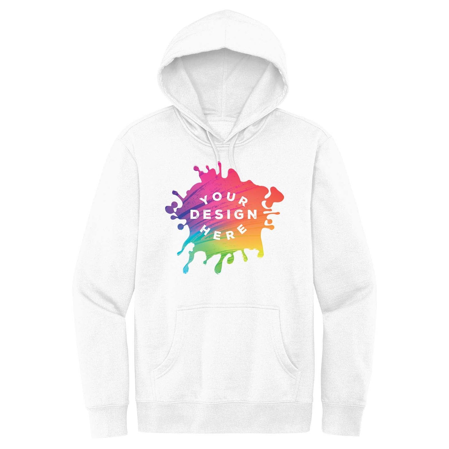 District Men's Cotton/Polyester Fleece Hooded Sweatshirt - Mato & Hash