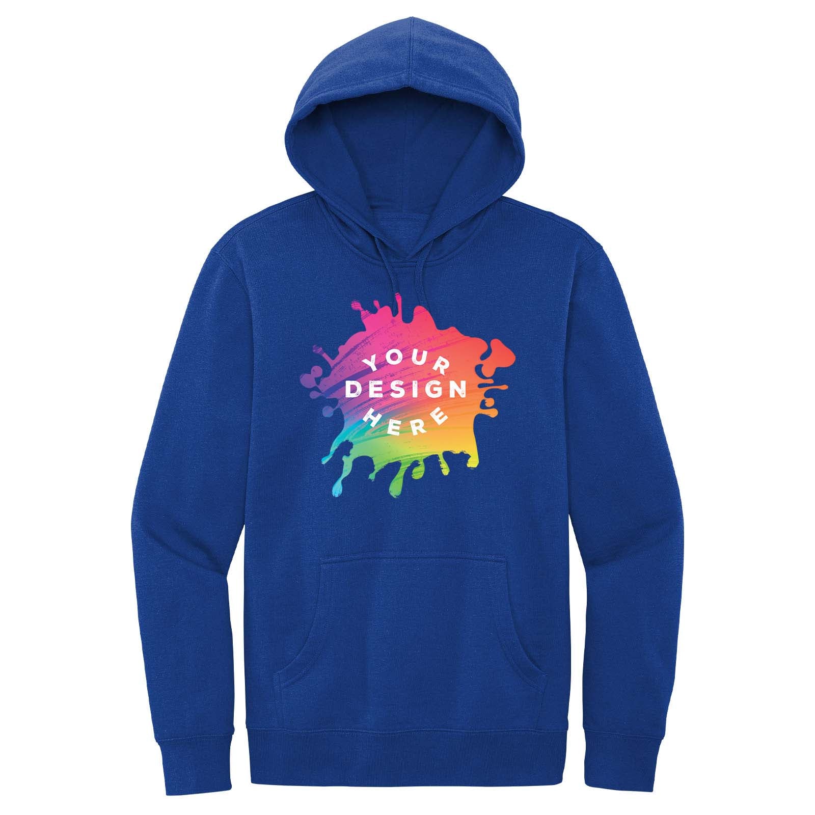 District Men's Cotton/Polyester Fleece Hooded Sweatshirt - Mato & Hash