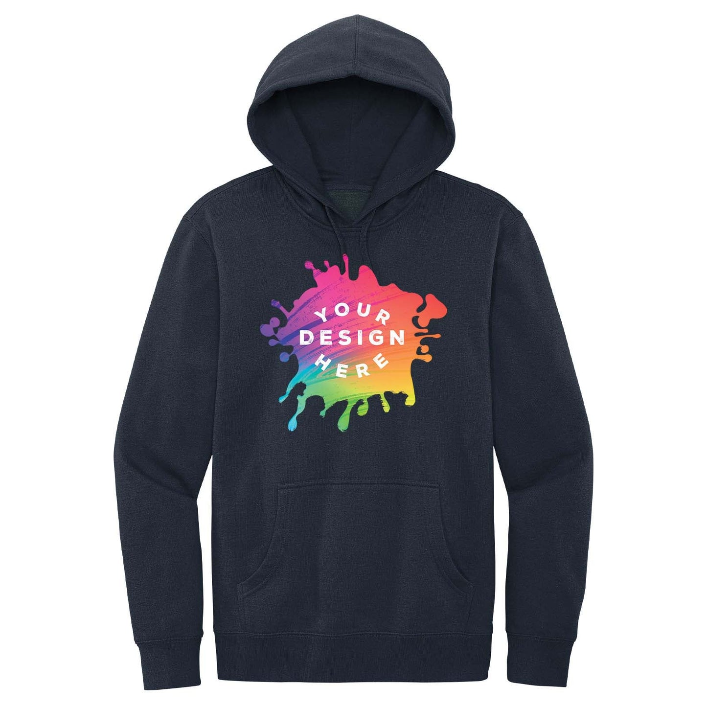 District Men's Cotton/Polyester Fleece Hooded Sweatshirt - Mato & Hash