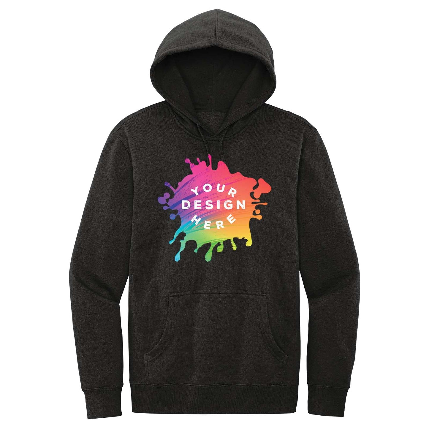 District Men's Cotton/Polyester Fleece Hooded Sweatshirt - Mato & Hash
