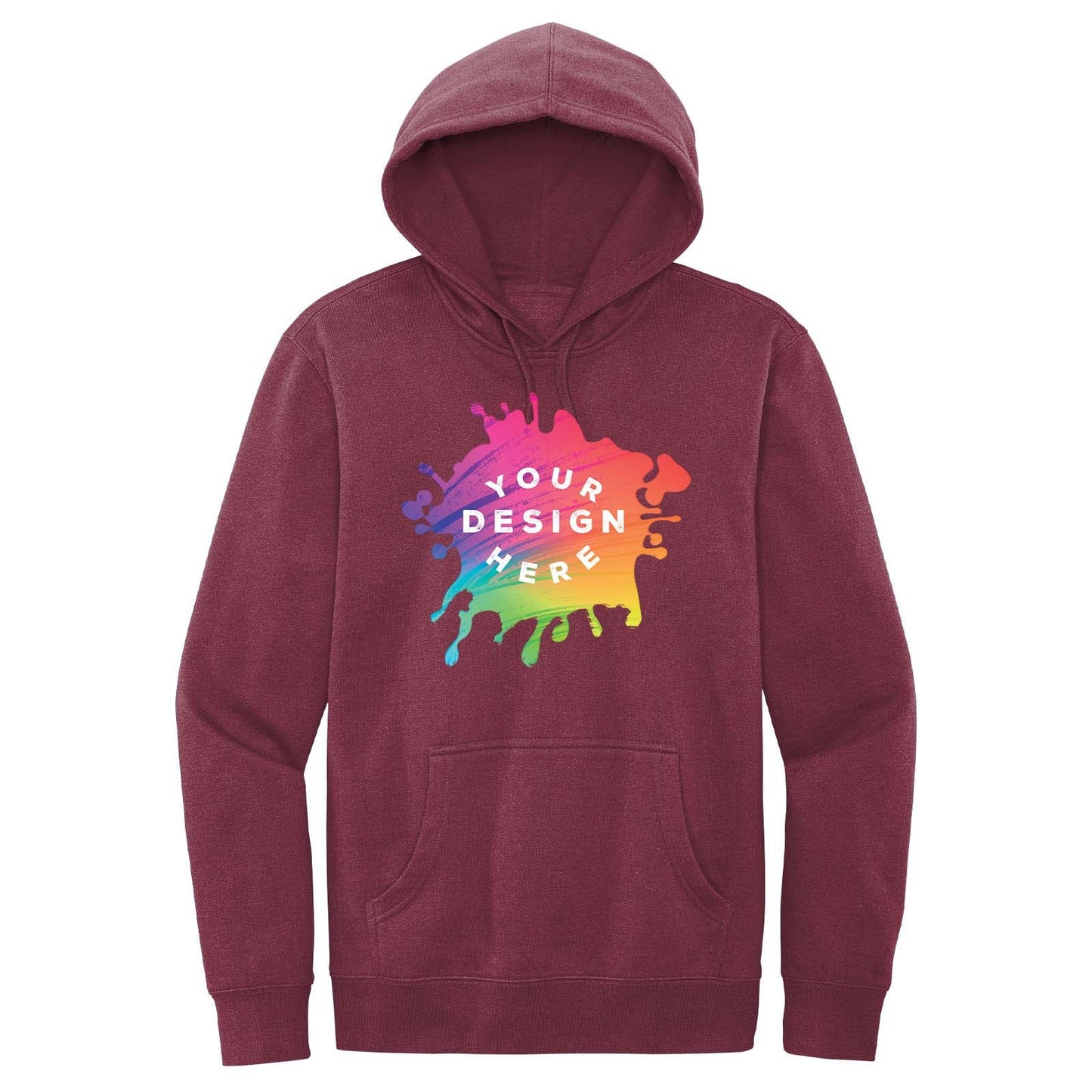 District Men's Cotton/Polyester Fleece Hooded Sweatshirt - Mato & Hash