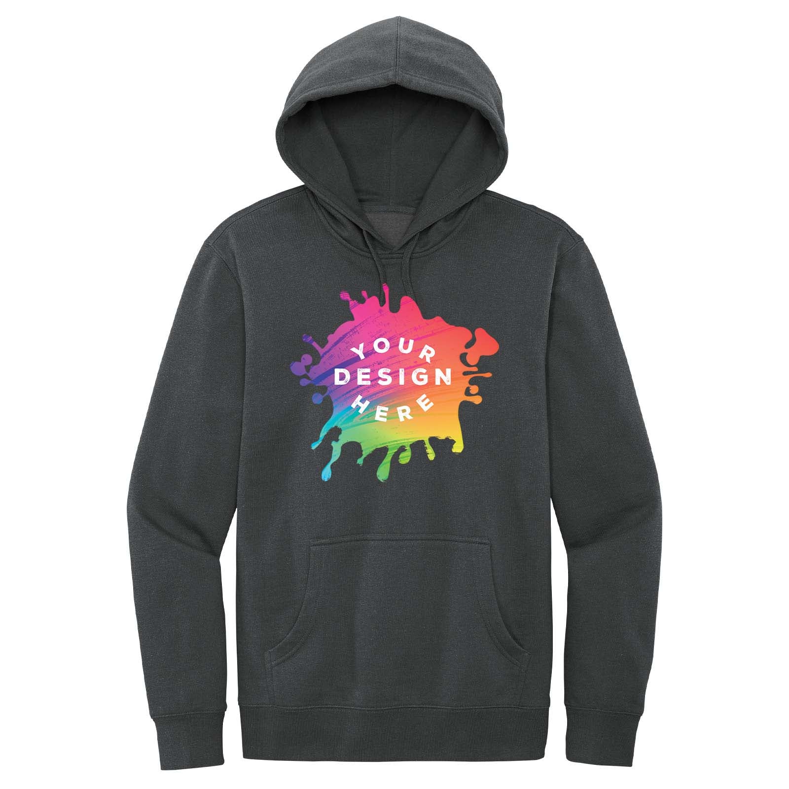 District Men's Cotton/Polyester Fleece Hooded Sweatshirt - Mato & Hash