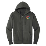 District® Perfect Weight® Fleece Full-Zip Hoodie Embroidered