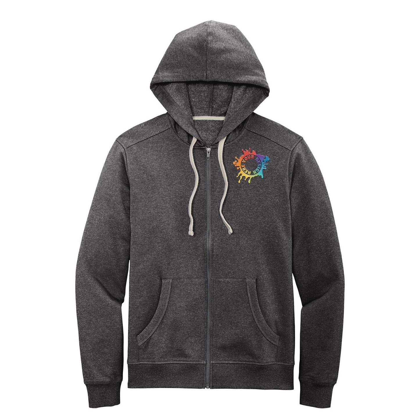 District® Re-Fleece™ Full-Zip Hoodie Embroidered - Mato & Hash