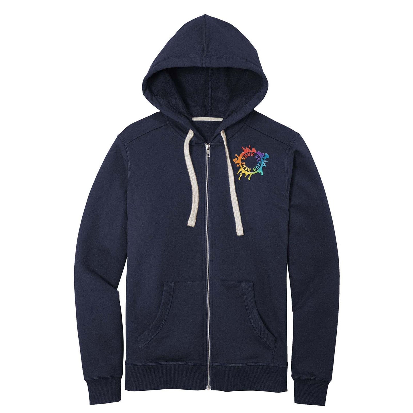 District® Re-Fleece™ Full-Zip Hoodie Embroidered - Mato & Hash