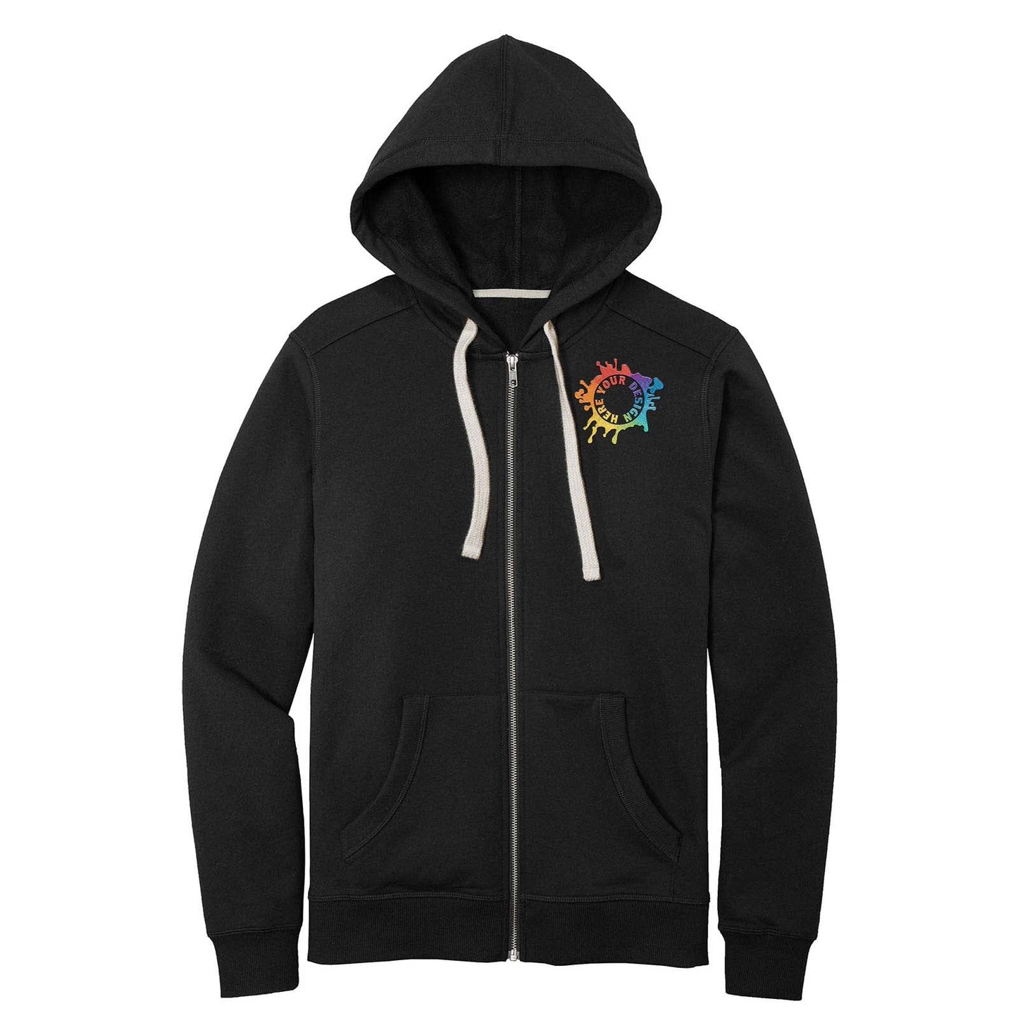District® Re-Fleece™ Full-Zip Hoodie Embroidered - Mato & Hash