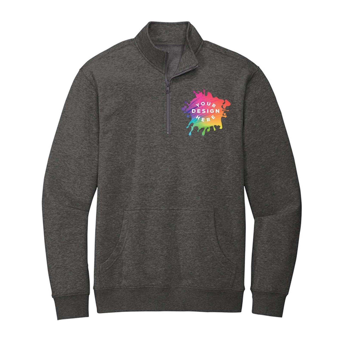 District V.I.T. Men's Cotton/Polyester Fleece 1/4-Zip Sweatshirt - Mato & Hash