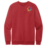 District V.I.T. Men's Cotton/Polyester Fleece Crew Neck Sweatshirt Embroidery - Mato & Hash