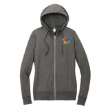District® Women’s Featherweight French Terry™ Full-Zip Hoodie Embroidered - Mato & Hash