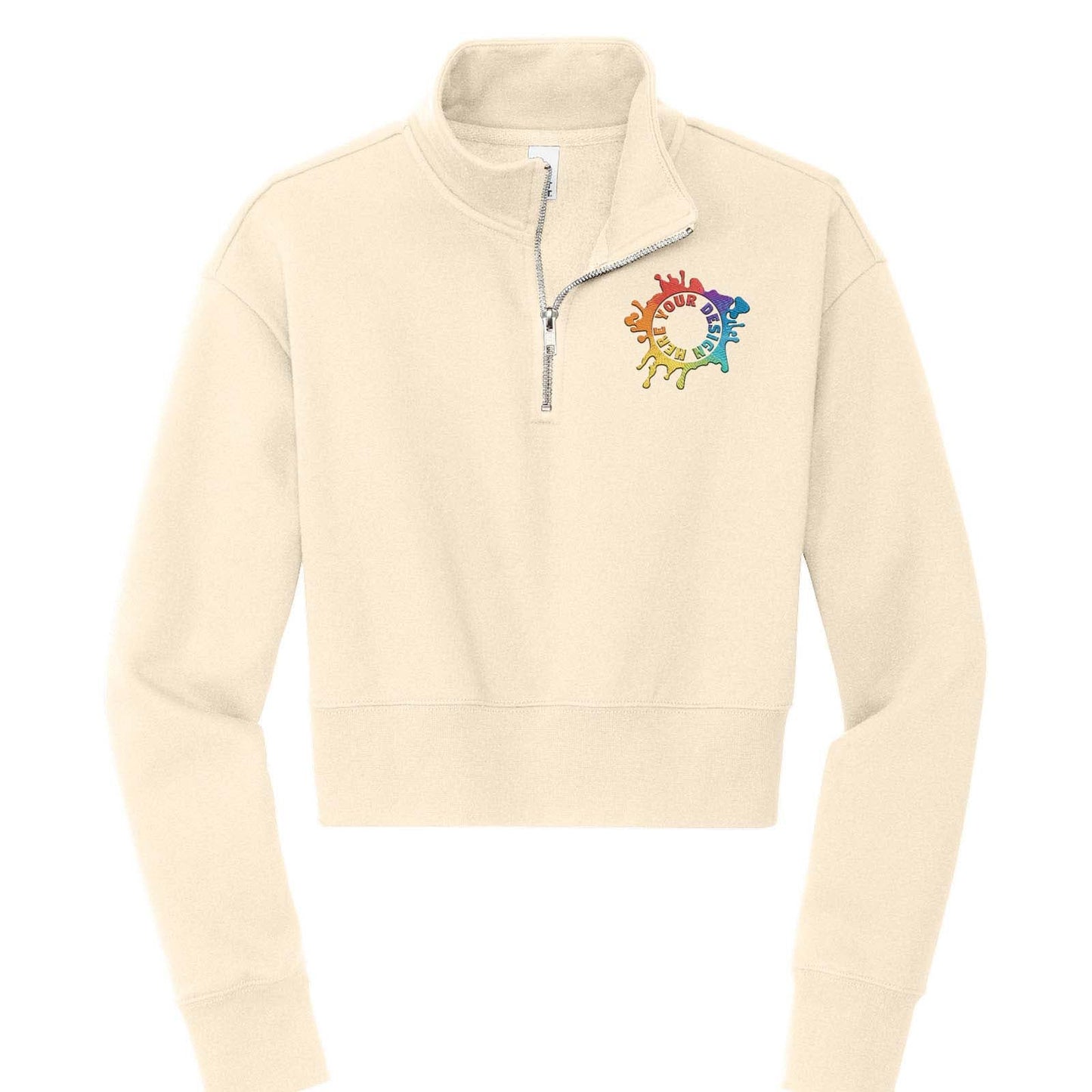 District® Women’s V.I.T.™ Fleece 1/2-Zip Embroidered - Mato & Hash