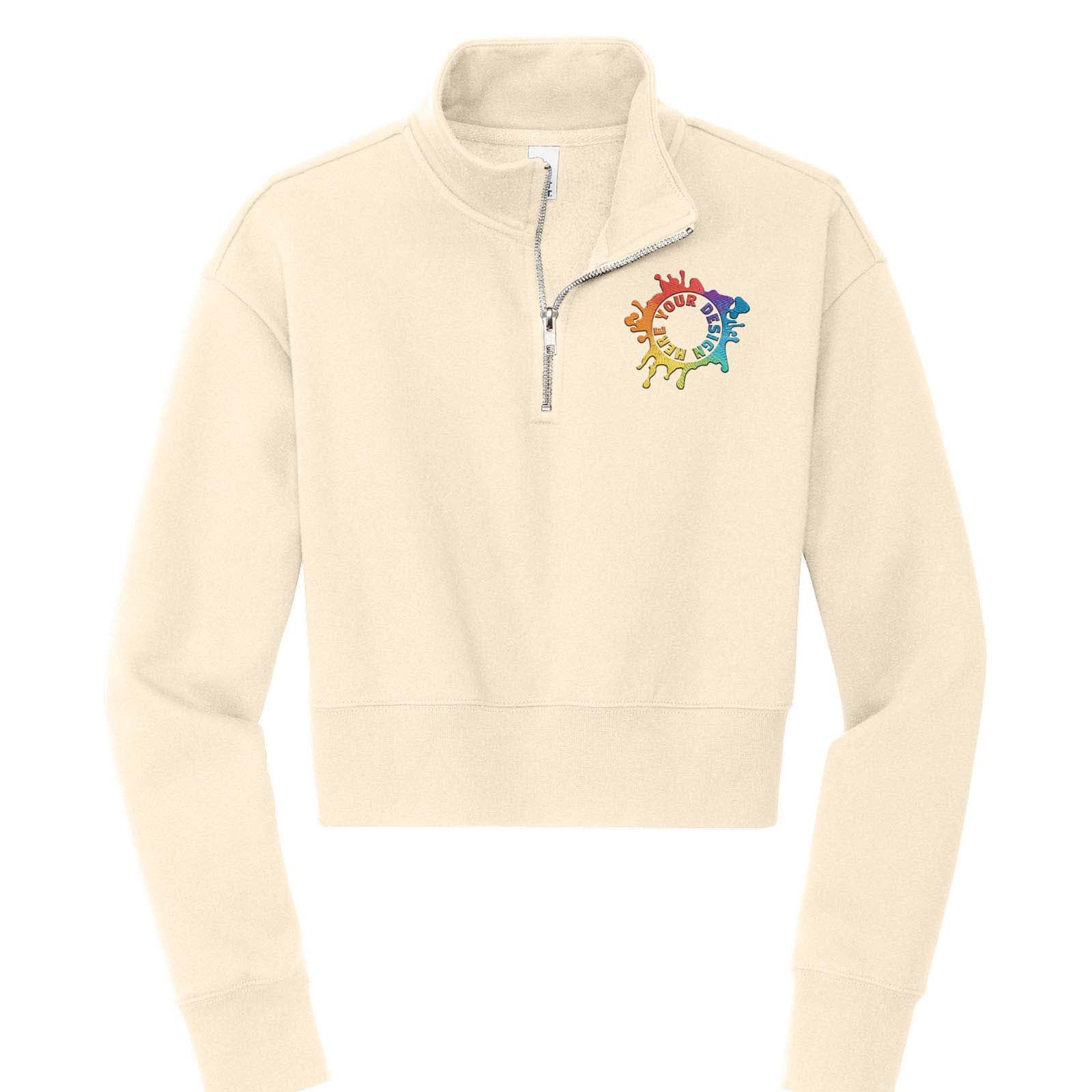 District® Women’s V.I.T.™ Fleece 1/2-Zip Embroidered - Mato & Hash