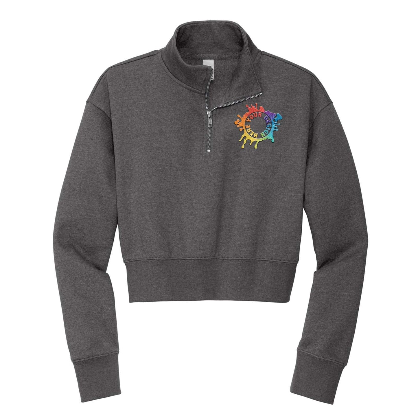 District® Women’s V.I.T.™ Fleece 1/2-Zip Embroidered - Mato & Hash